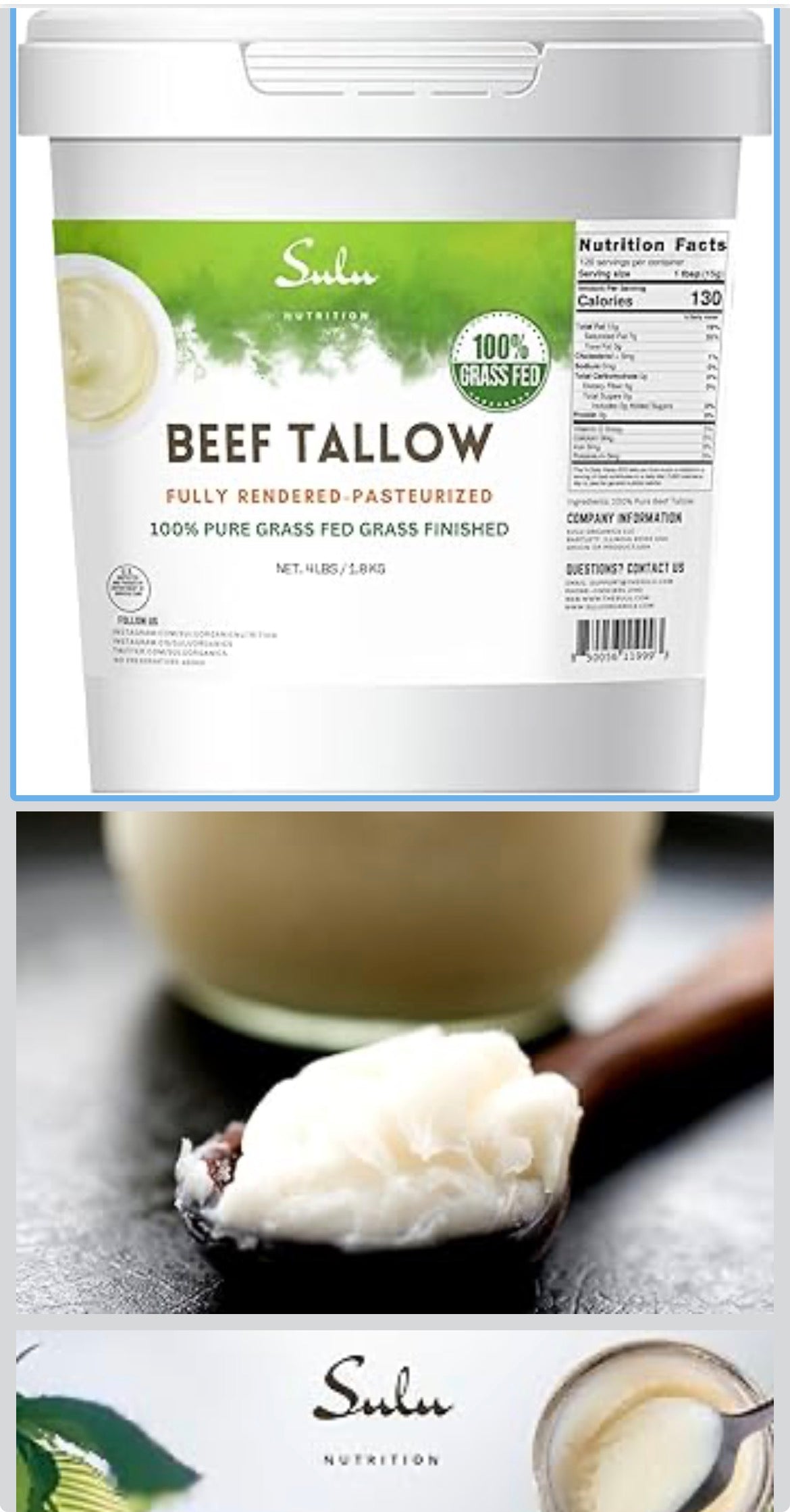 Frankincense Whipped Tallow Moisturizer with Beeswax